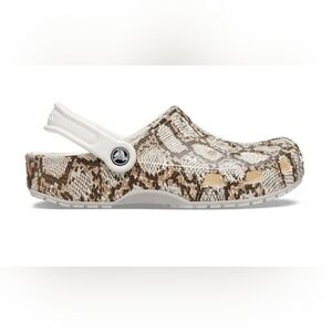 Crocs classic snake print (no longer available) NWOT